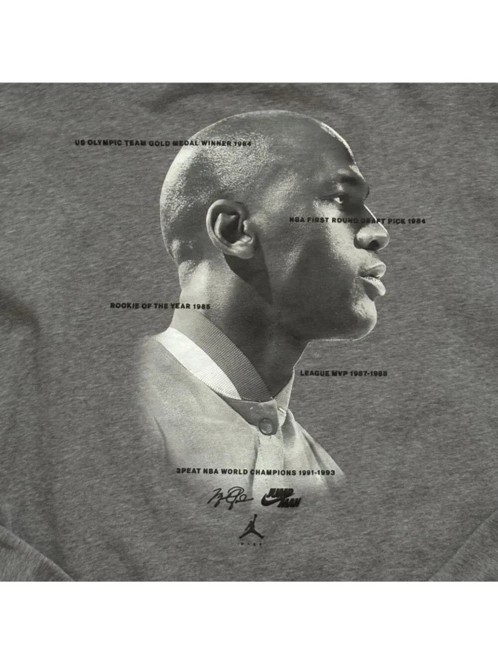 Jordan Jumpman Long-Sleeve T-Shirt-Michael Jordan-Gray-Large-GUC